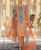 D#18388 HZ Organic Printed Lawn Collection 523