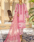 D#18393 HZ Organic Printed Lawn Collection 523