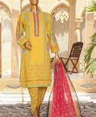 D#18386 HZ Organic Printed Lawn Collection 523