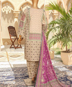 D#18387 HZ Organic Printed Lawn Collection 523