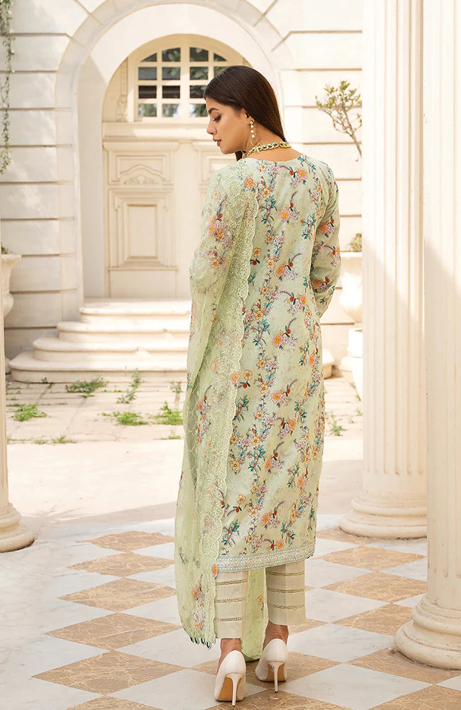D#01 AlZohaib Sunshine Bloom Bamber Chikankari Dupatta Collection 523