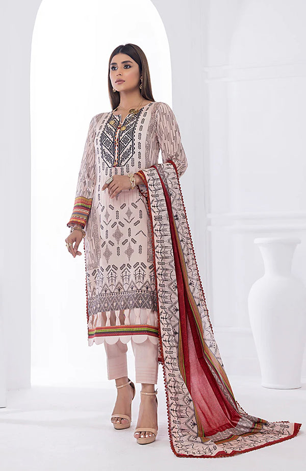 D#01 AlZohaib Anum Digital Printed Lawn Collection 523 V-2
