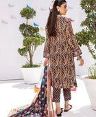 D#10 AlZohaib Coco Popup Digital Printed Lawn Collection 523 V-2