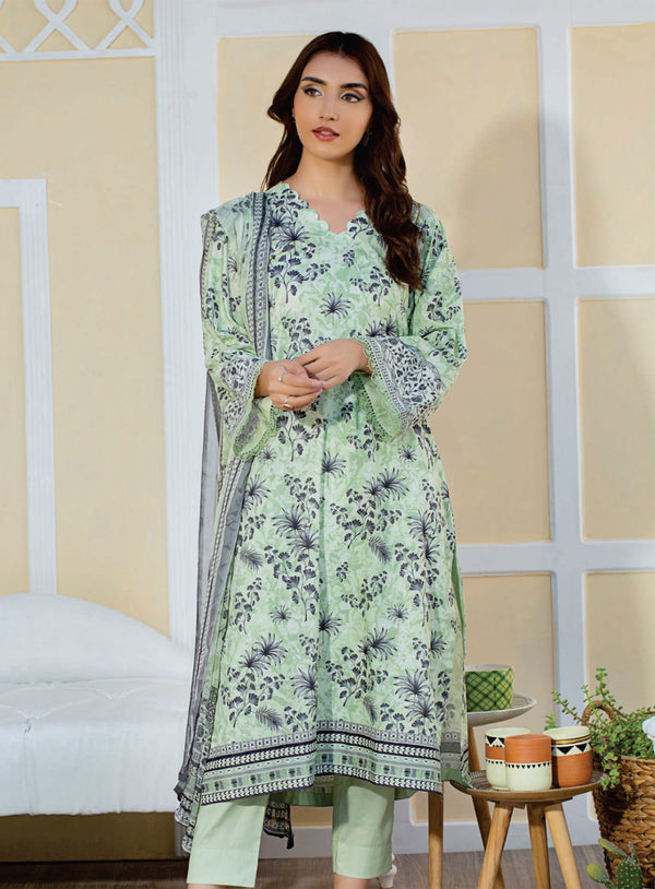 D#8124 Rashid Miral Luxury Printed Cambric Collection 923