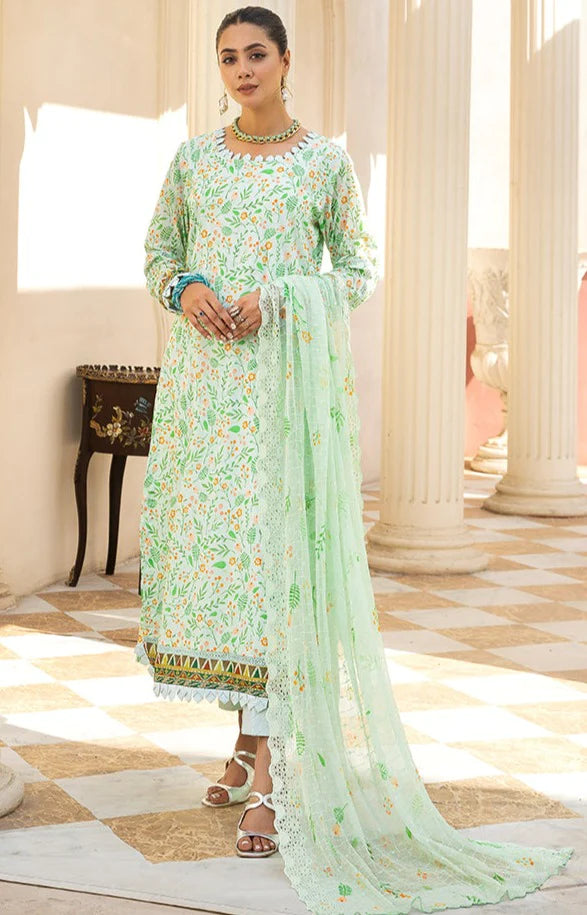 D#11 AlZohaib Sunshine Bloom Bamber Chikankari Dupatta Collection 523
