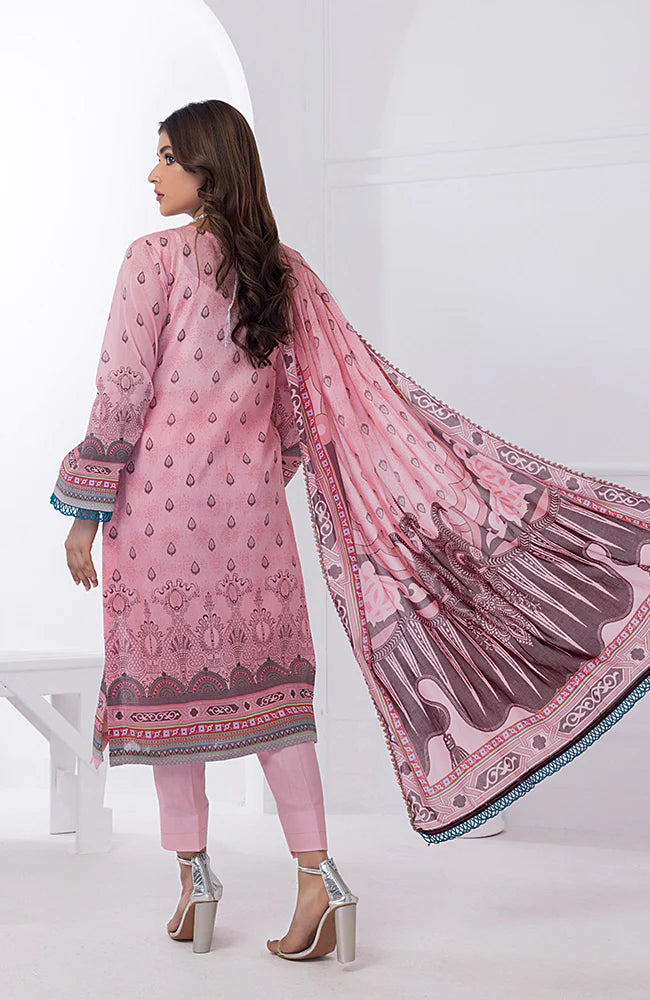 D#15 AlZohaib Anum Digital Printed Lawn Collection 523 V-2