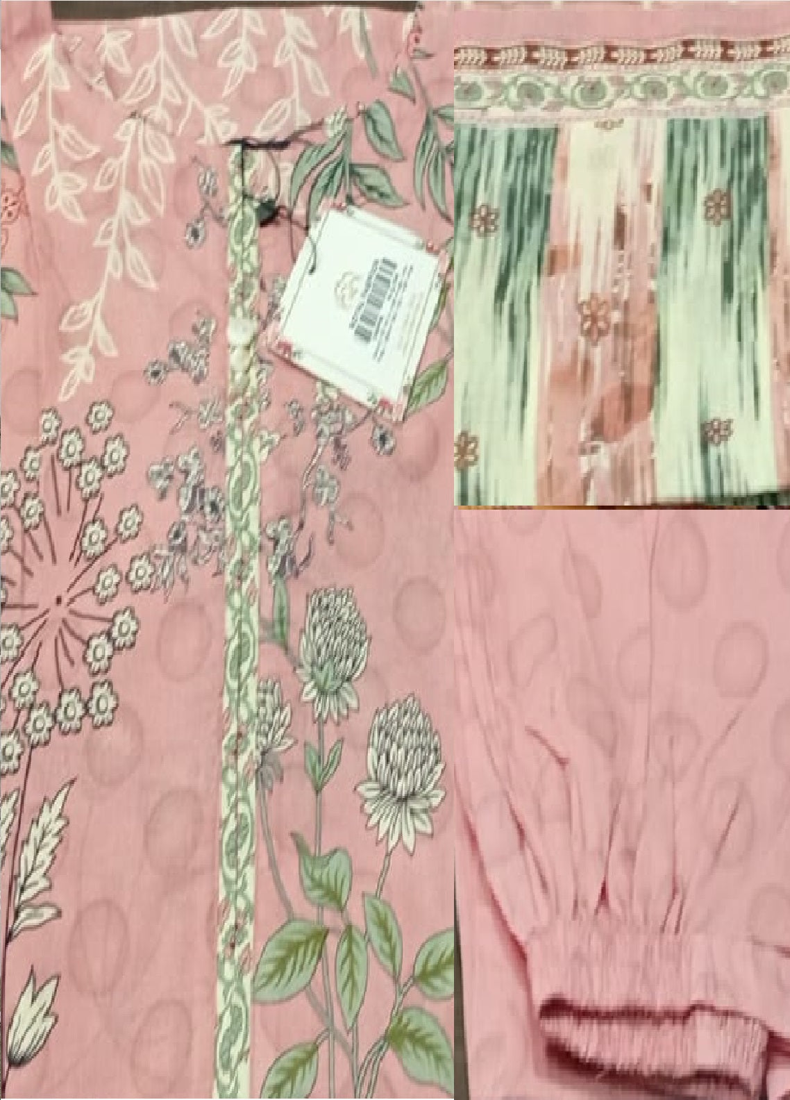 Art & Craft By HZ Textiles Printed Lawn 3 Piece Stitched Suit HZ26A&CD1 D-033
