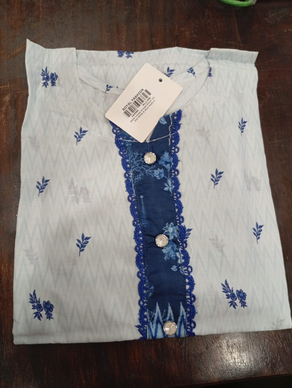 Imwaj Printed Lawn 2 Piece Stitched Shirt & Trouser D-04-WBL