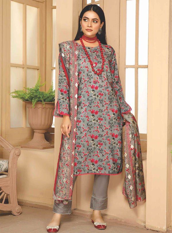 D#7228 Rashid Nizha Digital Printed Luxury Linen Collection 923