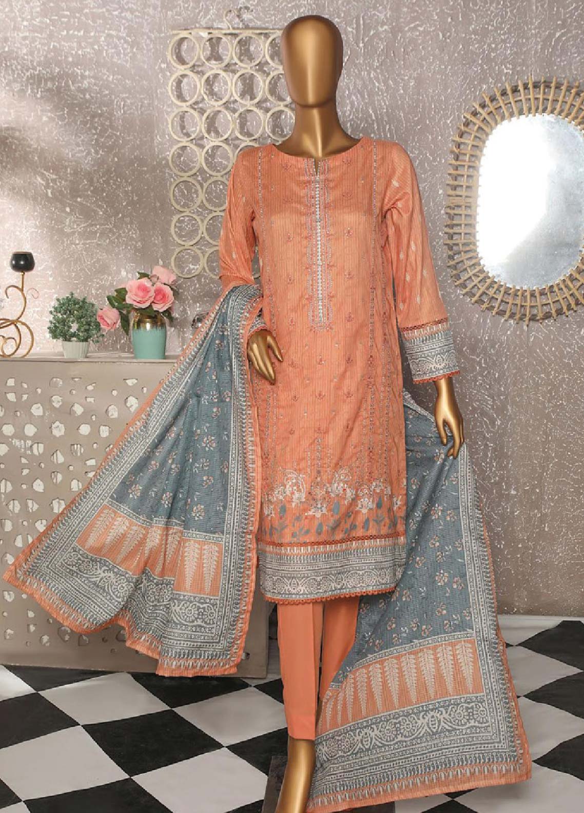 D#88 HZ Asasa Emb Lawn Collection 623