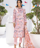 D#02 AlZohaib Coco Popup Digital Printed Lawn Collection 523 V-2