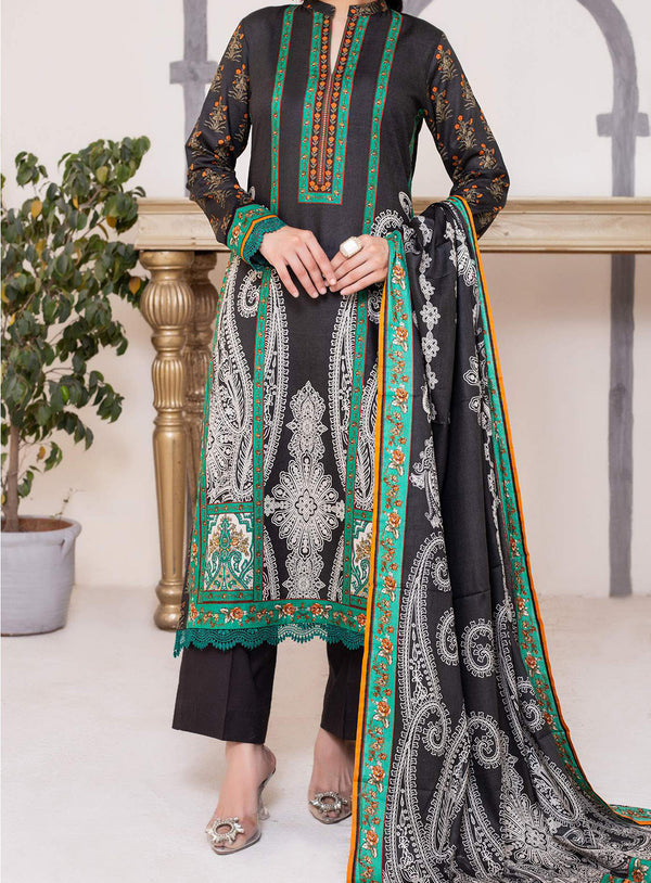 D#2524B VS Daman Printed Cambric 3Pc 923 V-1
