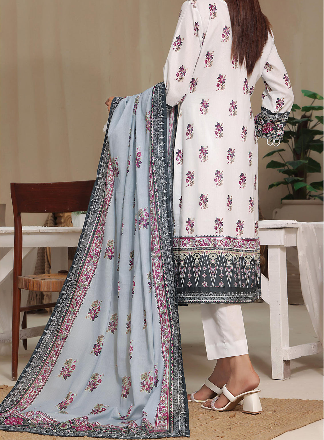 D#115 VS Malhar Printed Cambric Collection 923