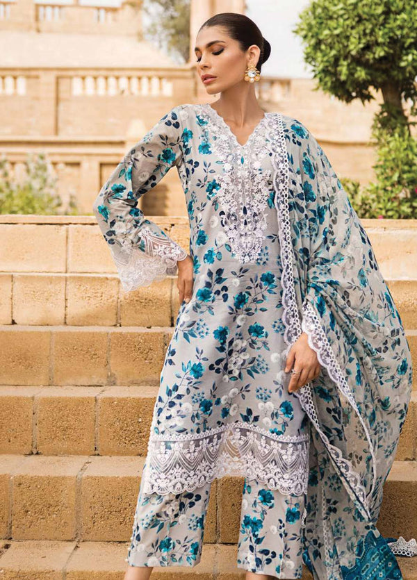 D#4A Zainab Chottani Luxury Emb Lawn Collection 623