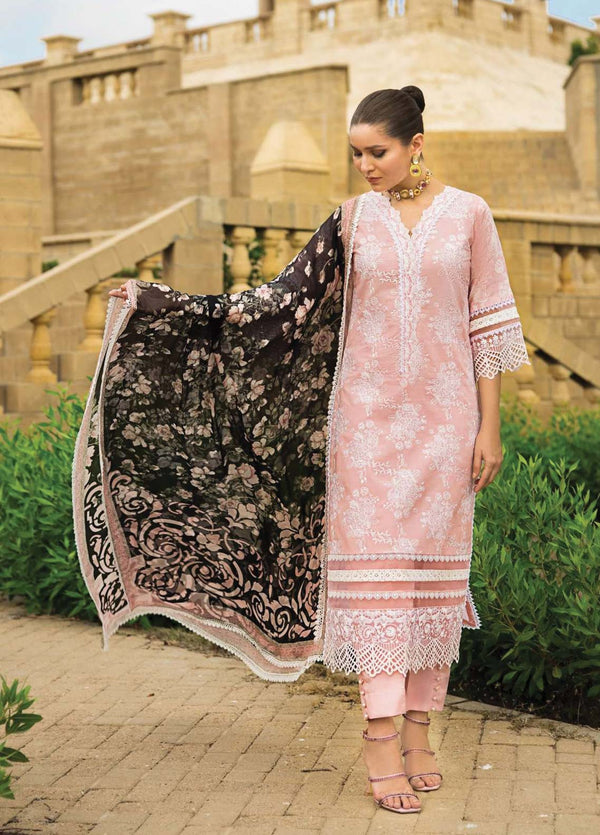 D#1A Zainab Chottani Luxury Emb Lawn Collection 623