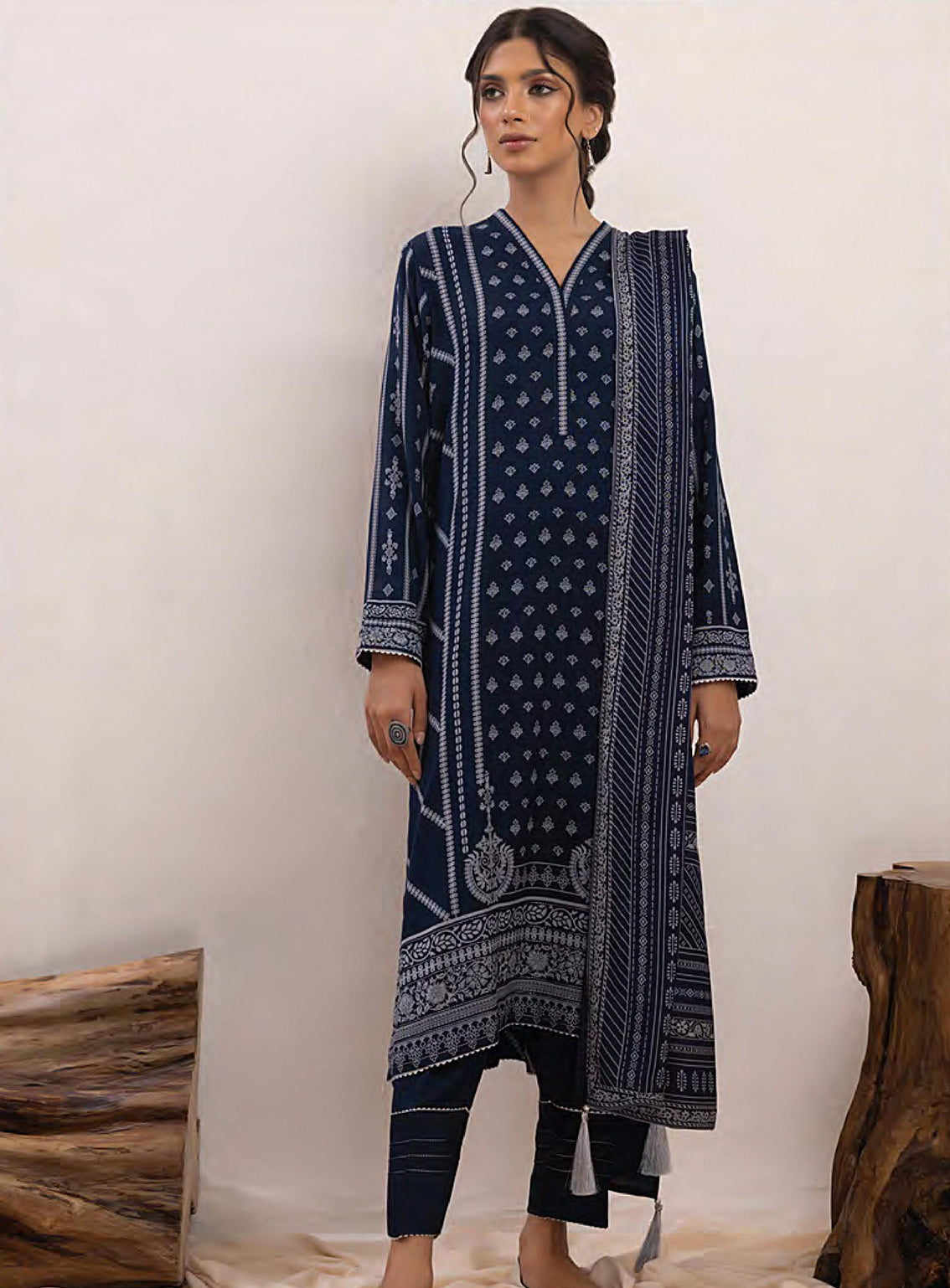 D#11B LSM Lakhany Pashmina Printed Collection 923