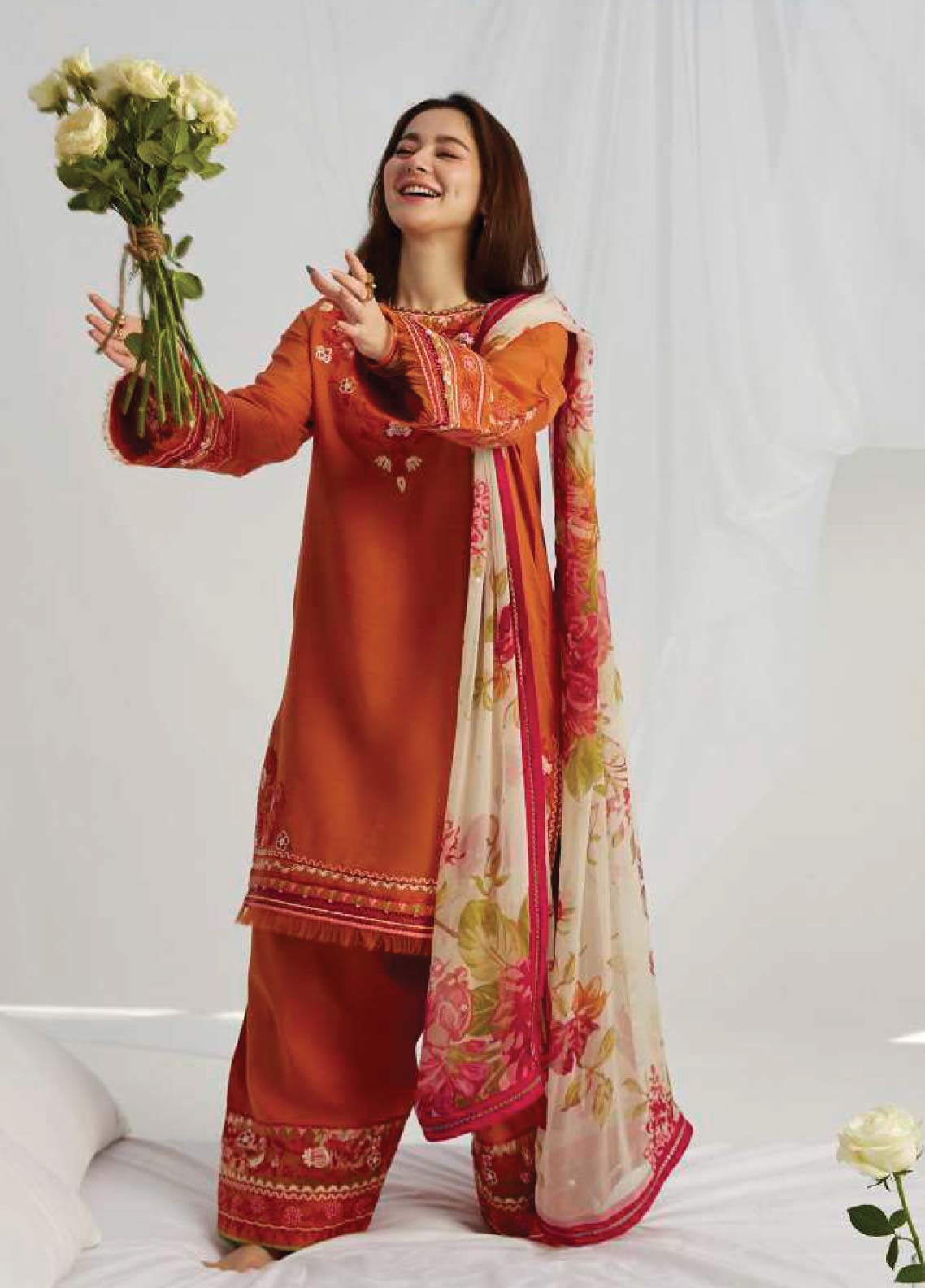 D#10B Zara Shahjahan Coco Emb Lawn Collection 623