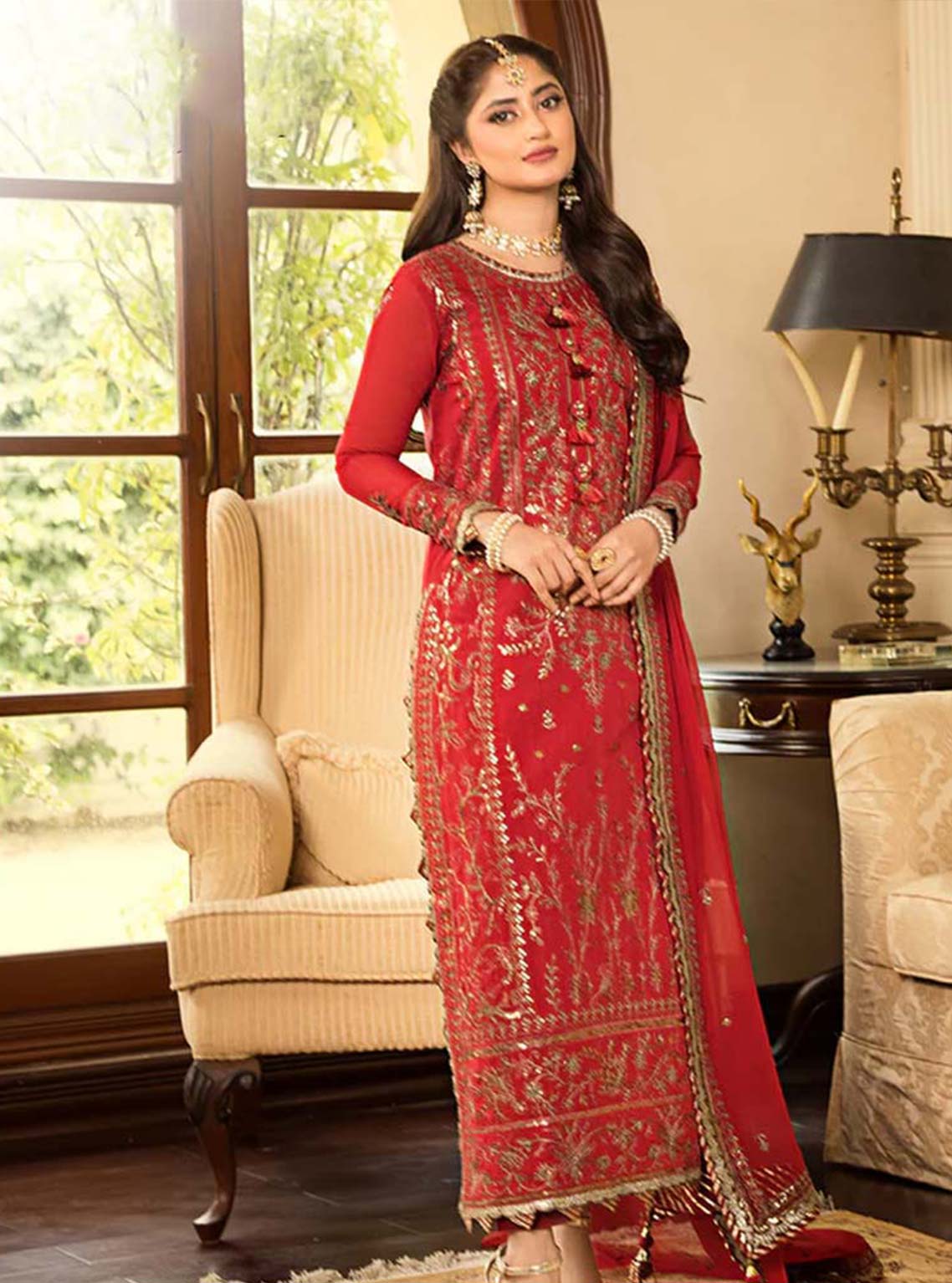 D#07 Asim Jofa Jhil Mil Luxury Festive Emb Collection 823
