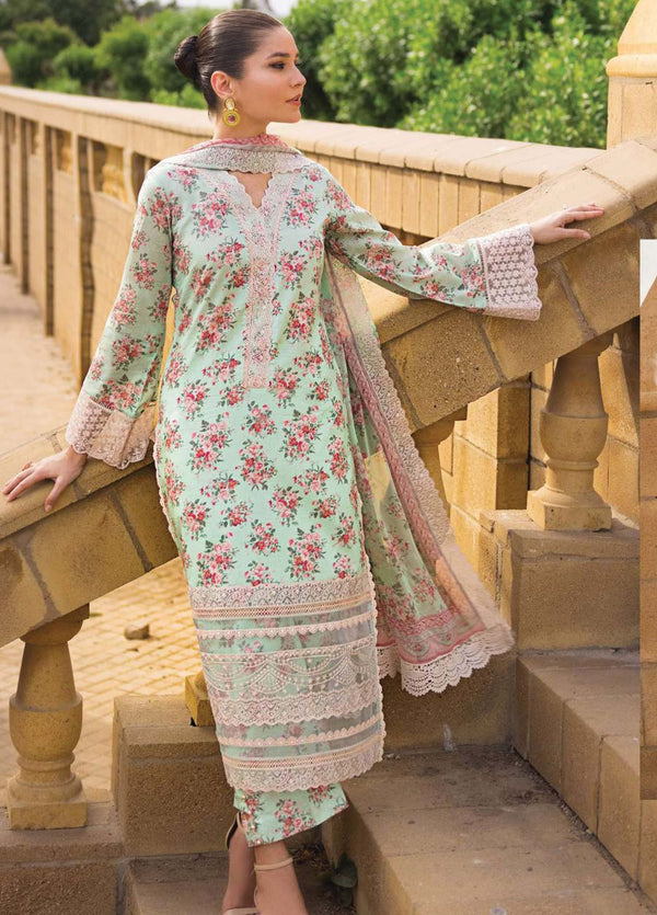 D#6A Zainab Chottani Luxury Emb Lawn Collection 623