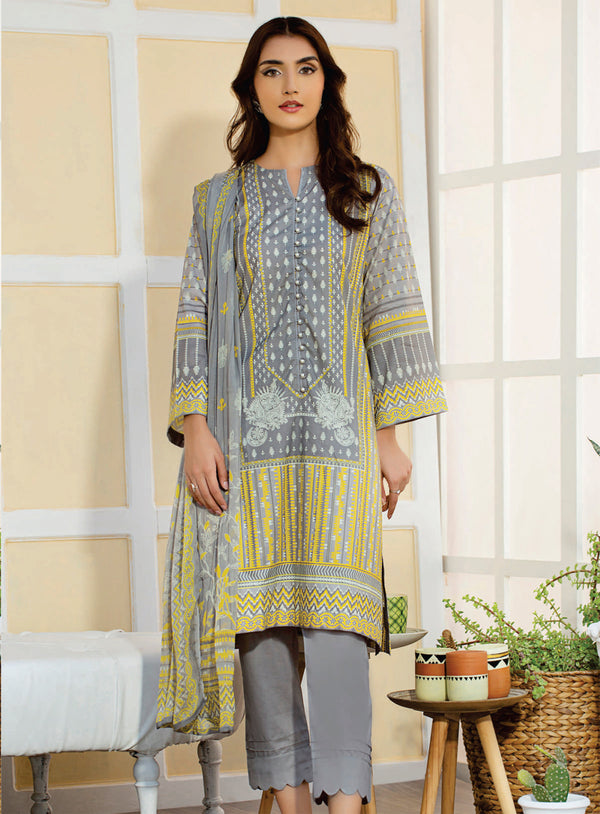 D#8122 Rashid Miral Luxury Printed Cambric Collection 923