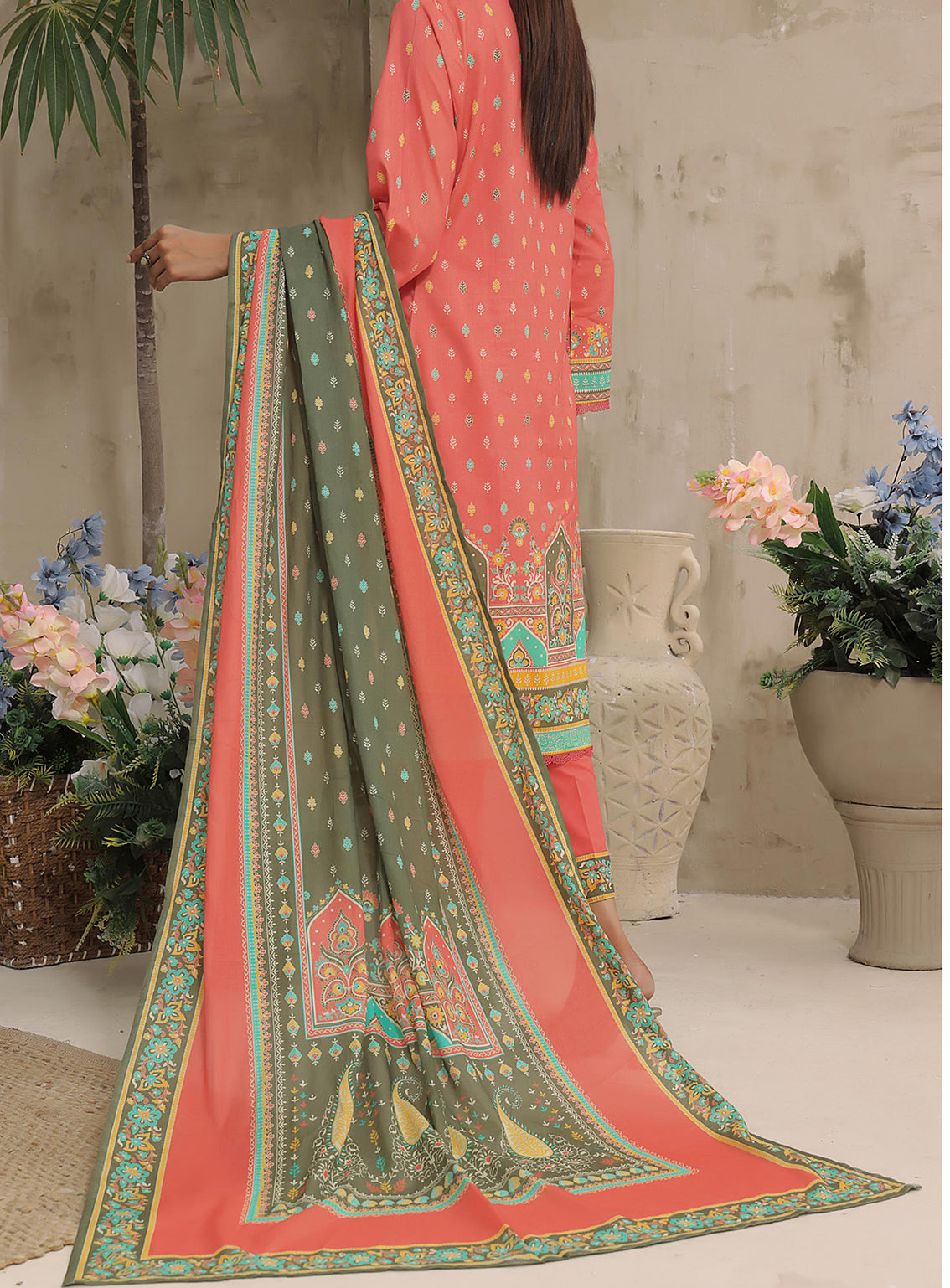 D#110 VS Malhar Printed Cambric Collection 923