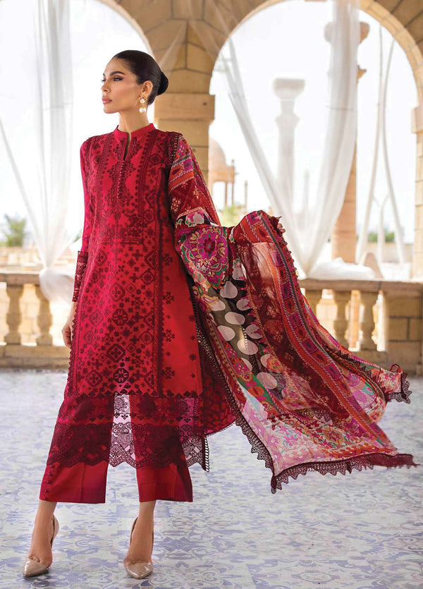 D#3A Zainab Chottani Luxury Emb Lawn Collection 623