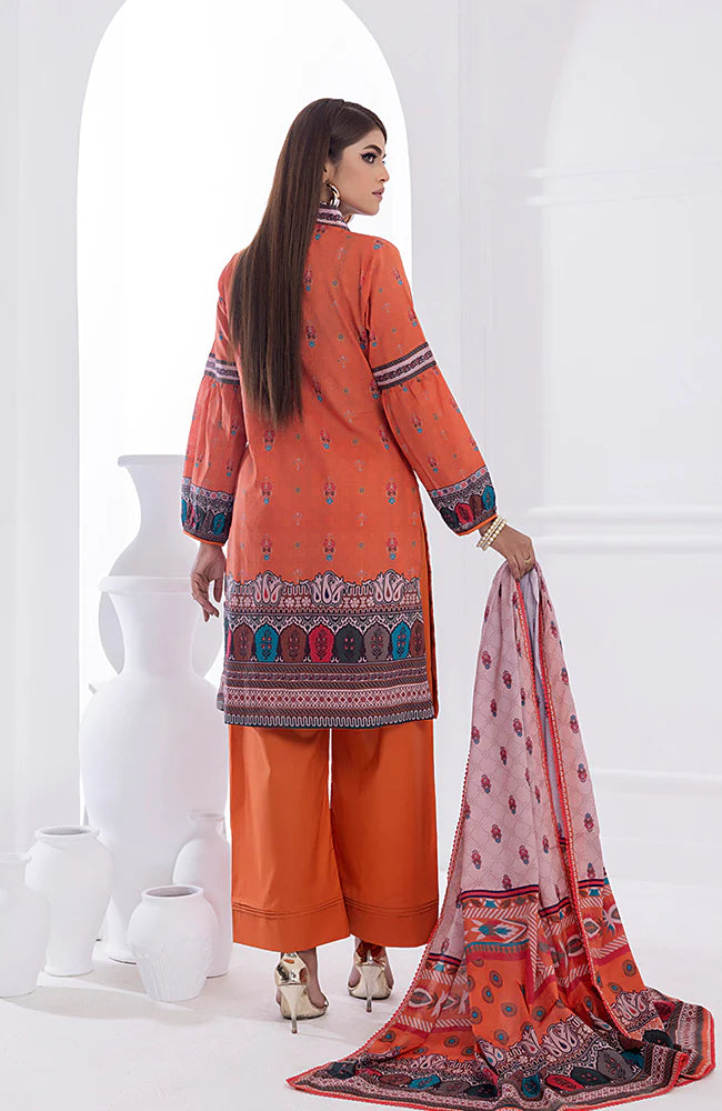 D#08 AlZohaib Anum Digital Printed Lawn Collection 523 V-2