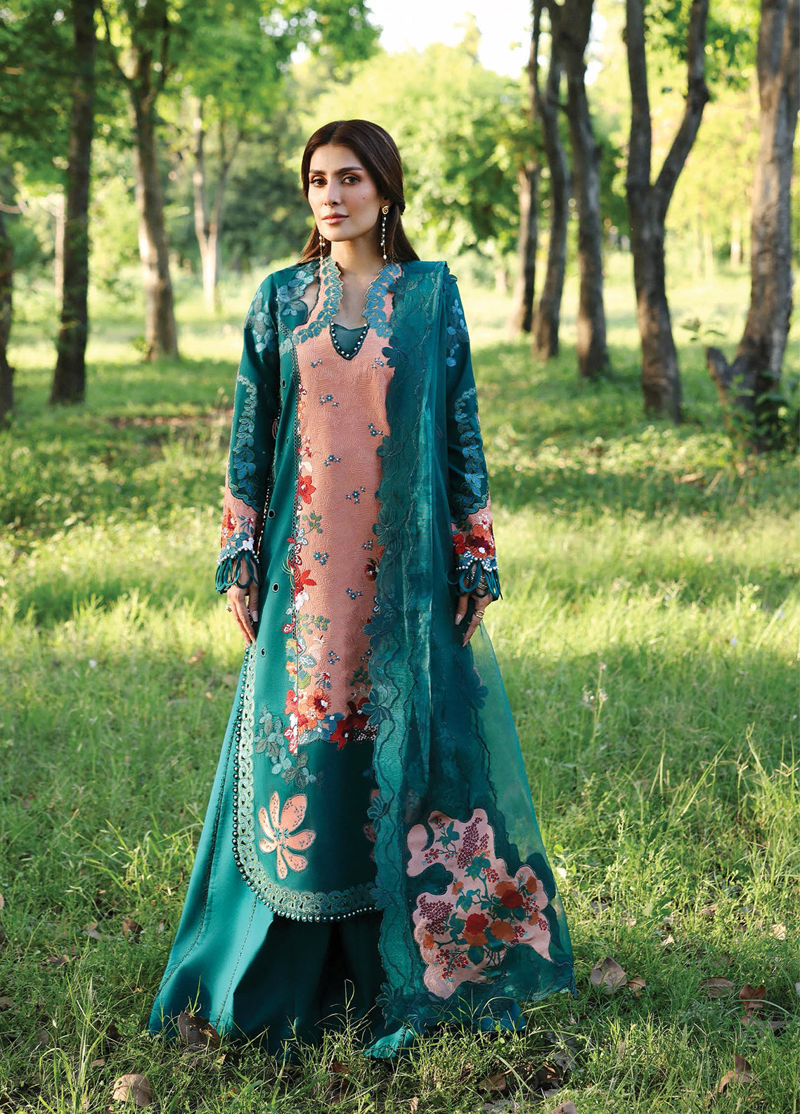A-Lawn By Afrozeh Luxury Embroidered Lawn 3 Piece Unstitched Suit AF26ALLE D-FWU-0067 DALIYA