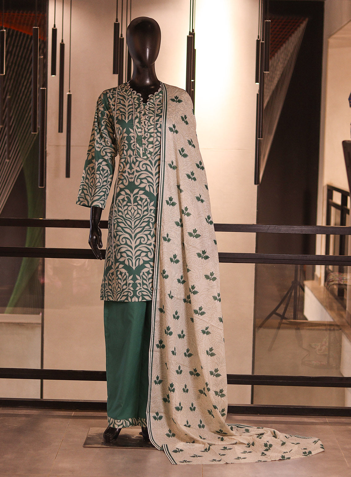 Aifa Digital Printed Lawn 3 Piece Stitched Suit AF26PL D-05
