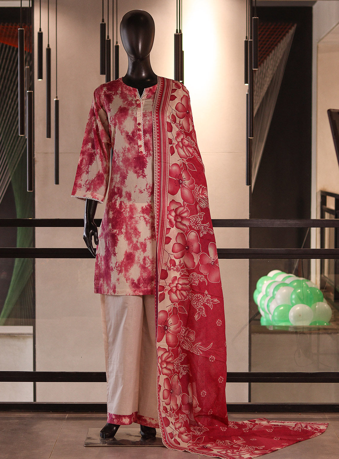 Aifa Digital Printed Lawn 3 Piece Stitched Suit AF26PL D-07