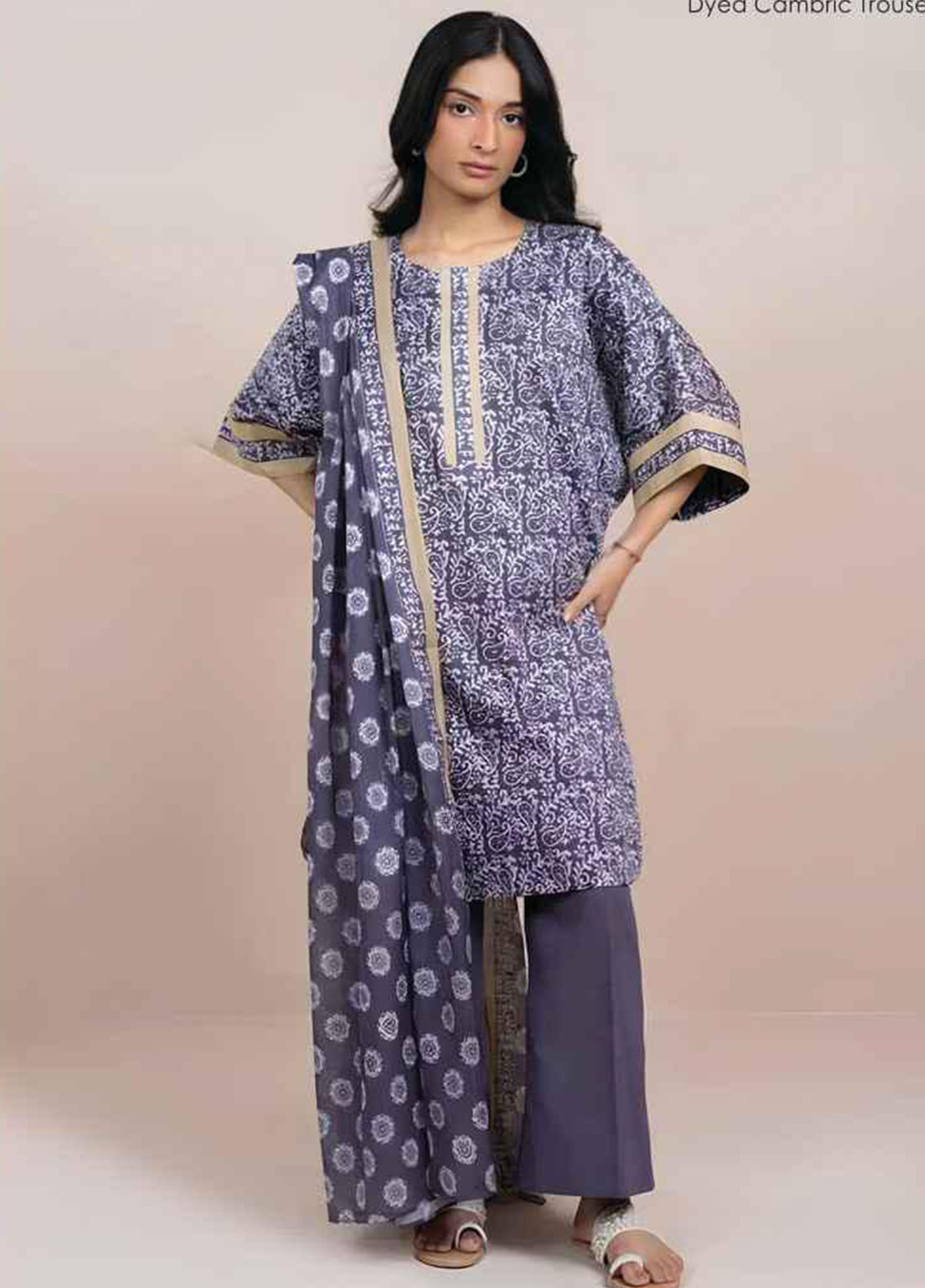 Alkaram Summer Printed Lawn 3 Piece Unstitched Suit AK26SPL D-33