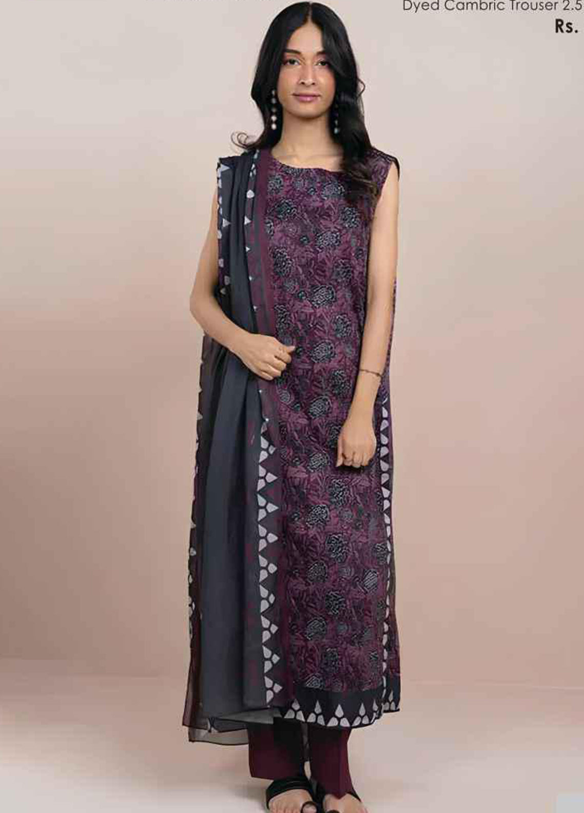 Alkaram Summer Printed Lawn 3 Piece Unstitched Suit AK26SPL D-44
