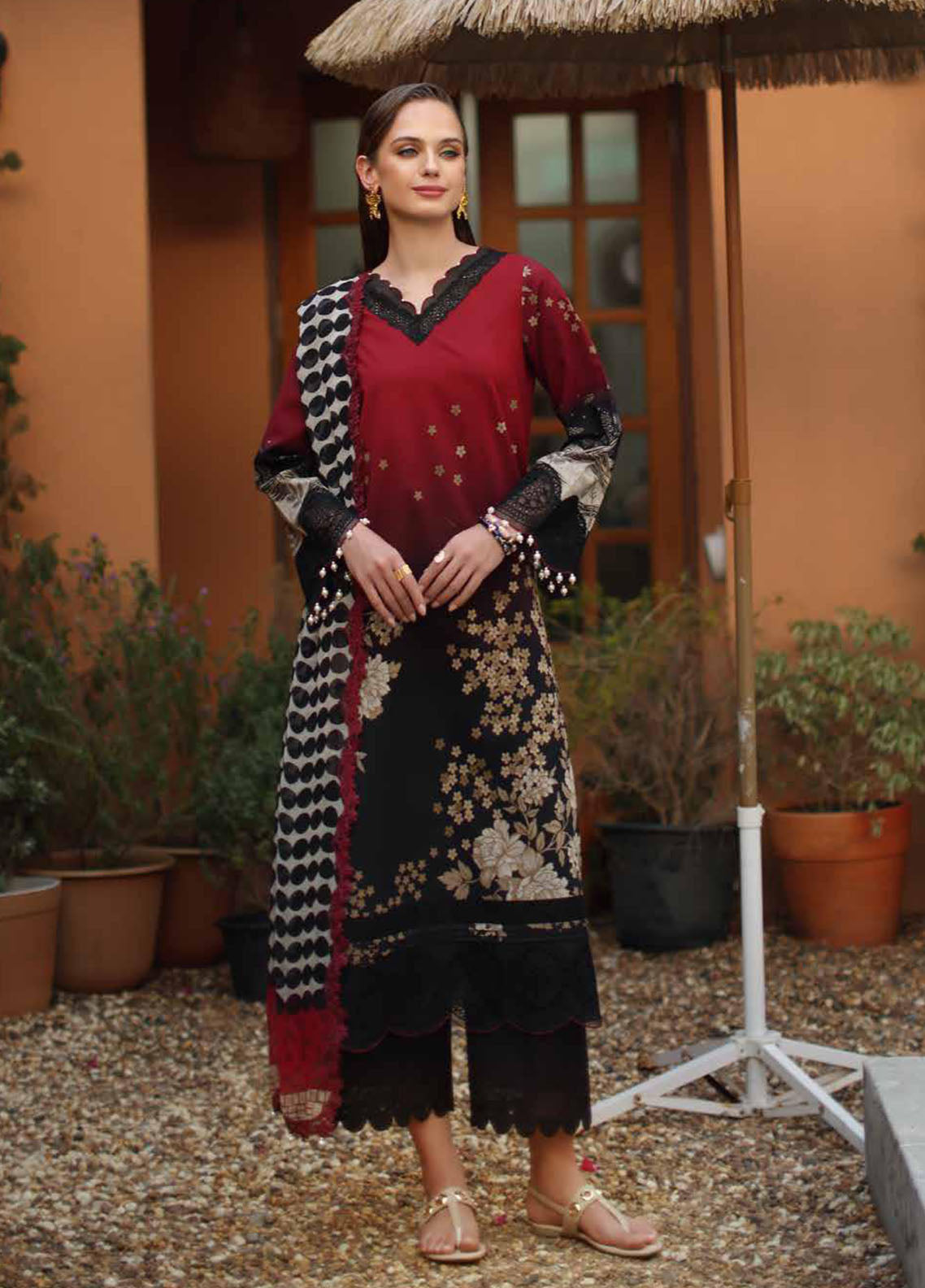 Aniiq By Charizma Embroidered Lawn 3 Piece Unstitched Suit CH26ALV1 D-02