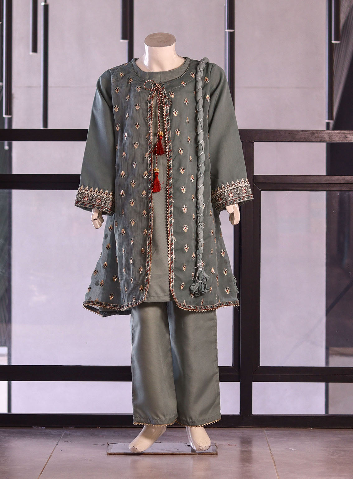 Aroob Fancy Chiffon Suit - ARB26G 0253-1