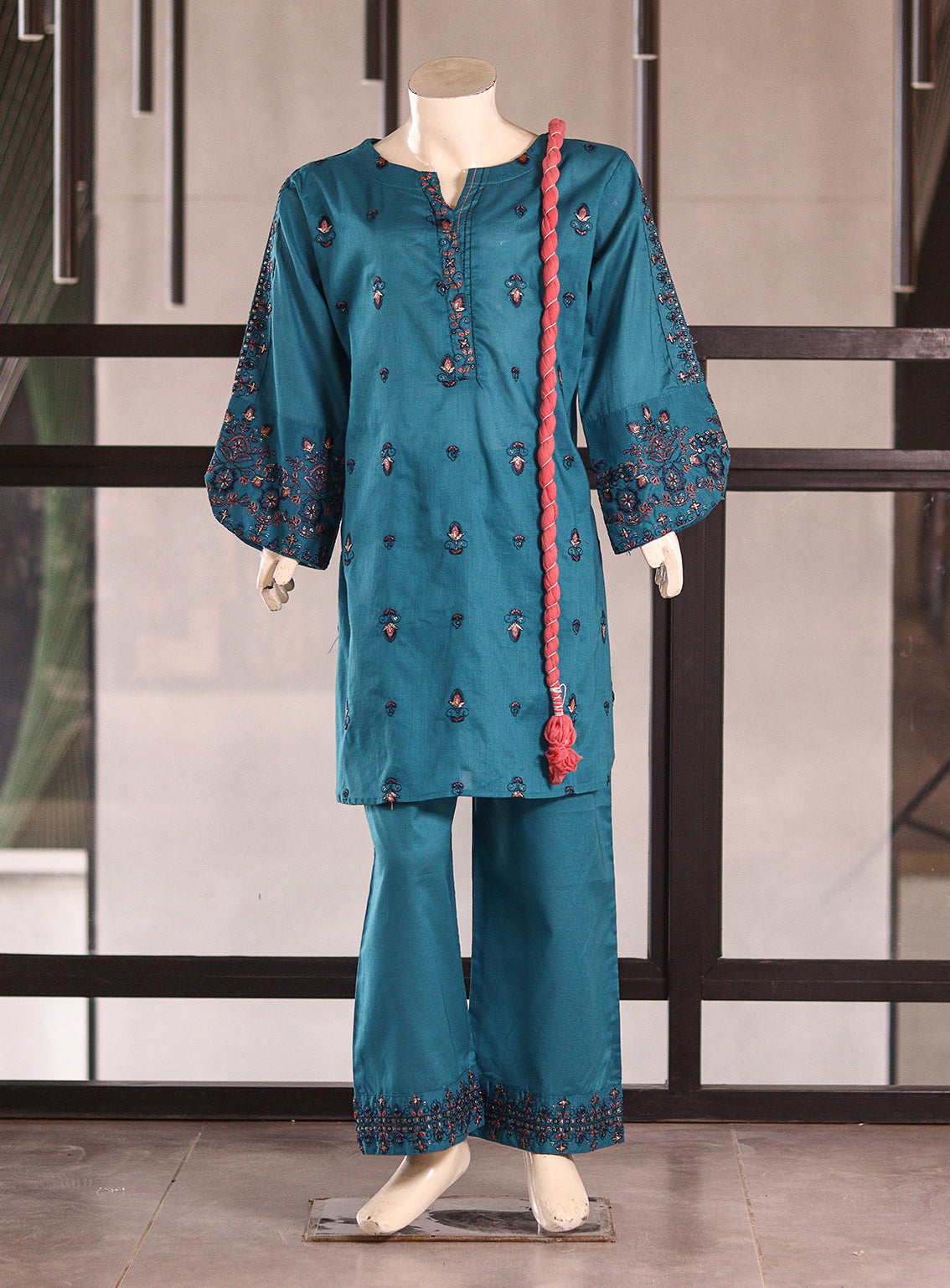 Aroob Fancy Cotton Stitched Suits - ARB25G 0242 GREEN