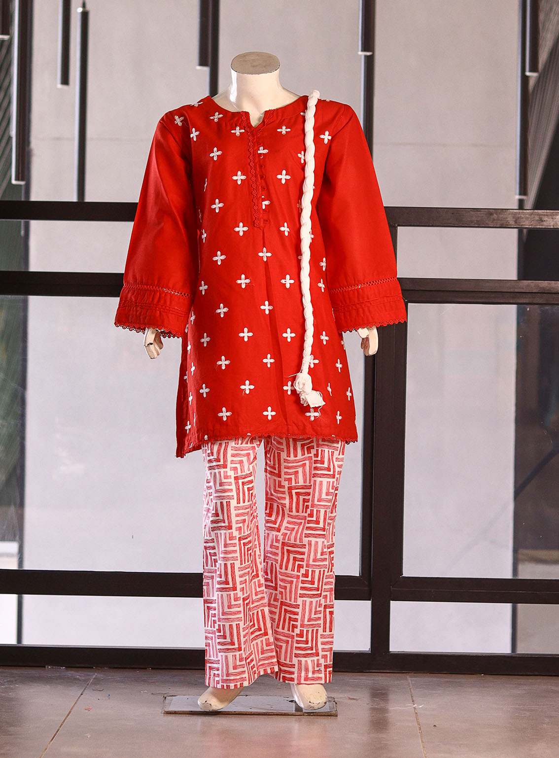 Aroob Fancy Cotton Suit - ARB26G 0259