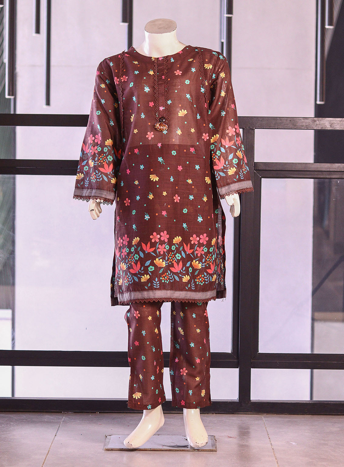Aroob Fancy Cotton Suit - ARB26G 0273