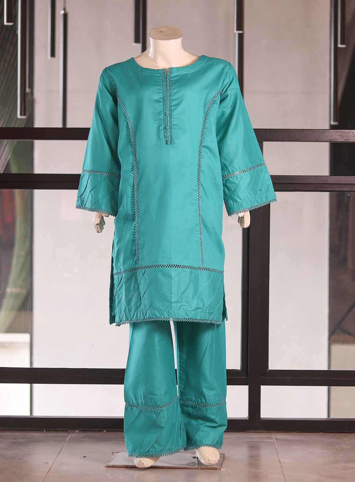 Aroob Embroidered Lawn Stitched 3 Piece Suit For Girls ARB26G D-0300-DGN
