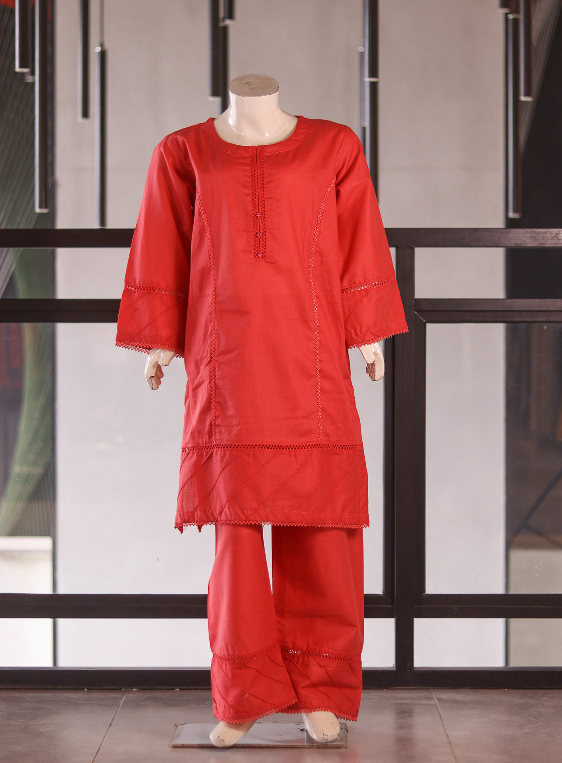 Aroob Embroidered Lawn Stitched 3 Piece Suit For Girls ARB26G D-0300-RT
