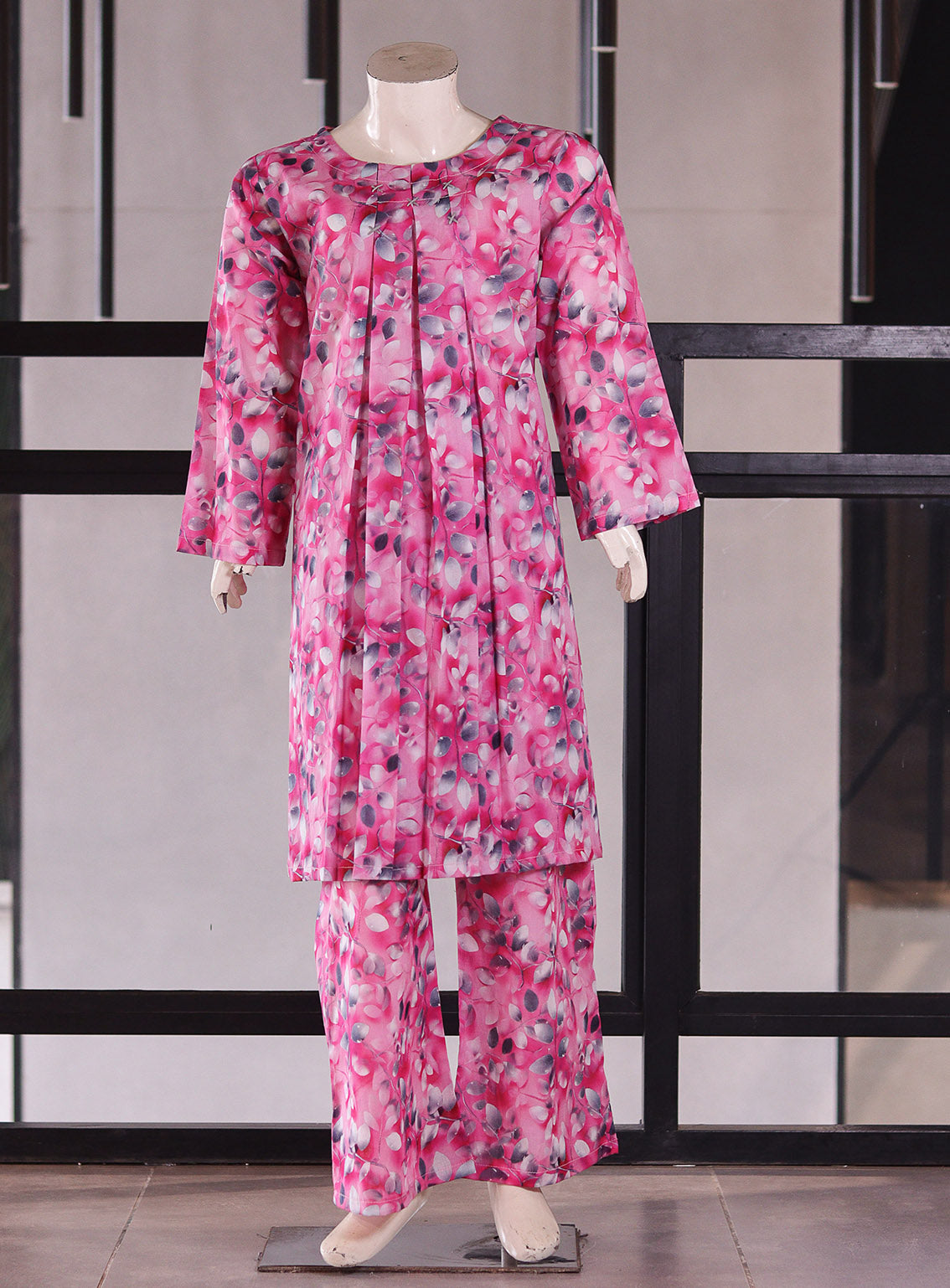 Aroob Printed Cotton Stitched 3 Piece Suit For Girls ARB26G D-0332-PK