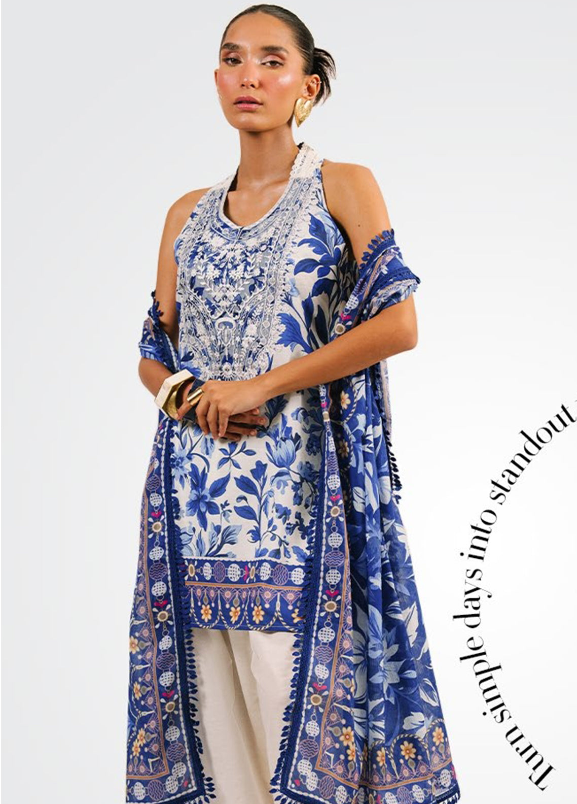 Autumn Parade By Gul Ahmed Embroidered Cotton 3 Piece Unstitched Suit GA26APMS D-DN-62069