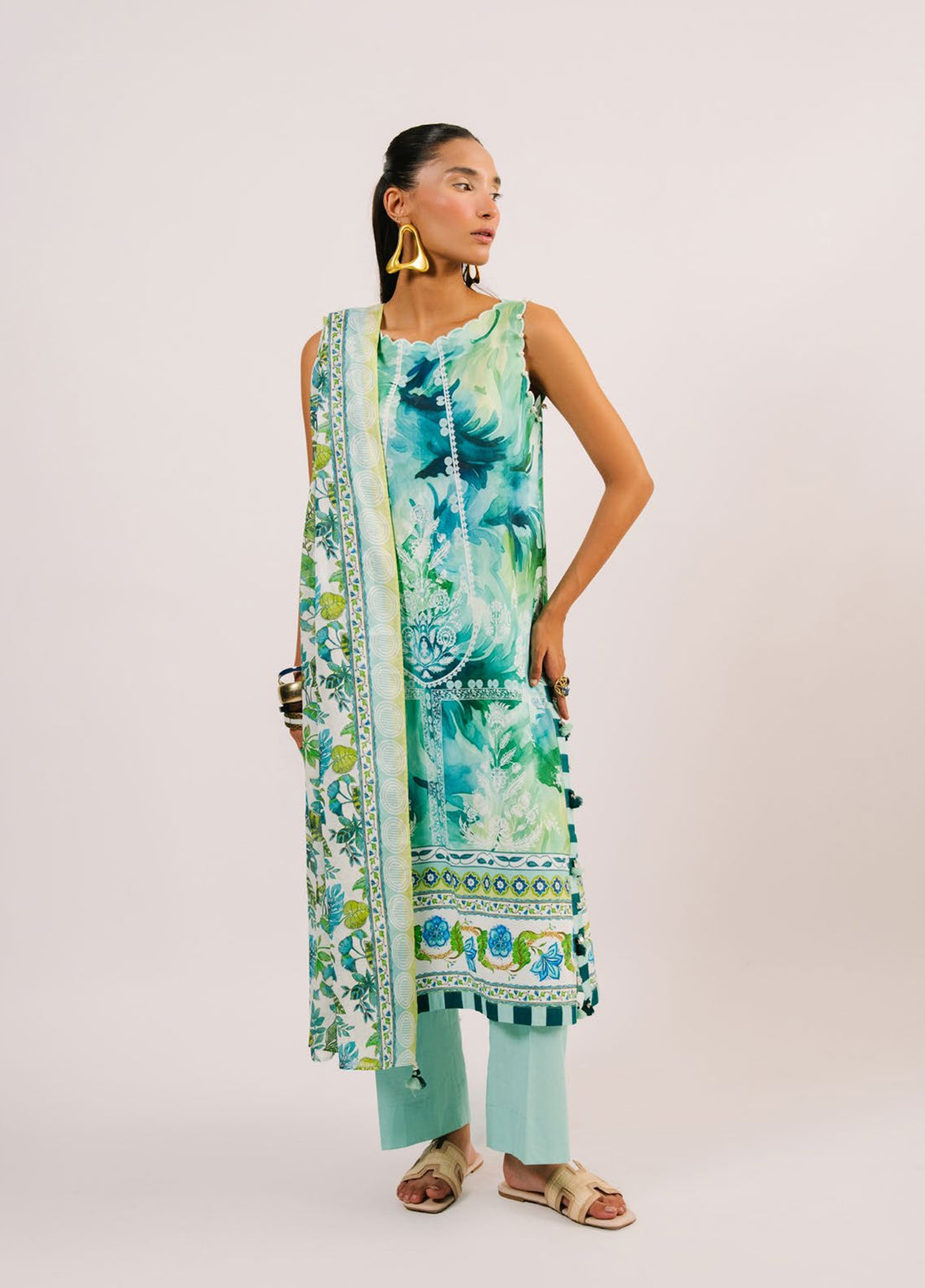 Autumn Parade By Gul Ahmed Printed Cotton 3 Piece Unstitched Suit GA26APMS D-CBN-62023