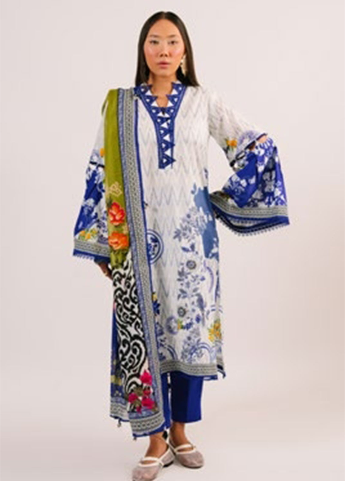 Autumn Parade By Gul Ahmed Printed Cotton 3 Piece Unstitched Suit GA26APMS D-CBN-62025