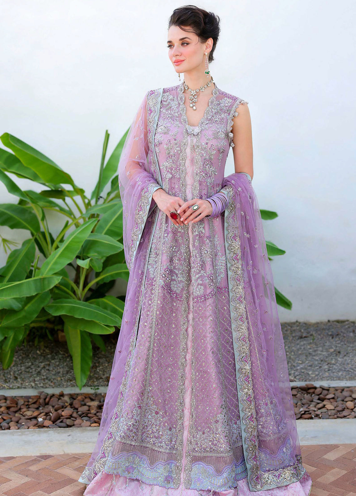 Bachelorette Chronicles By Mushq Embroidered Chiffon 3 Piece Unstitched Suit MQ26BCC D-08 MISS MISCHIEF