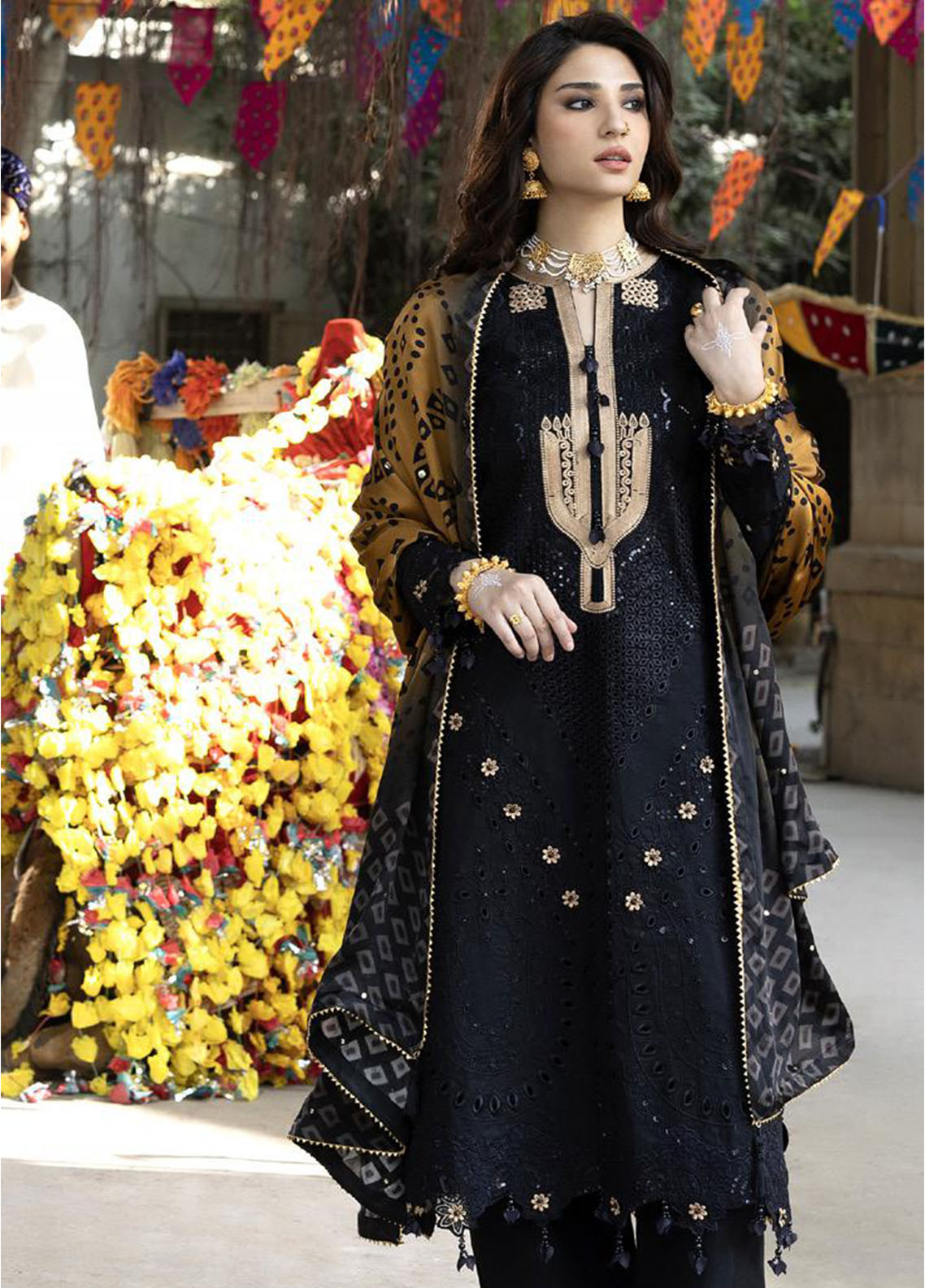 Bandhani By Al Zohaib Chikankari Lawn Suits Unstitched 3 Piece - AZ26BCL BTJ-26-06