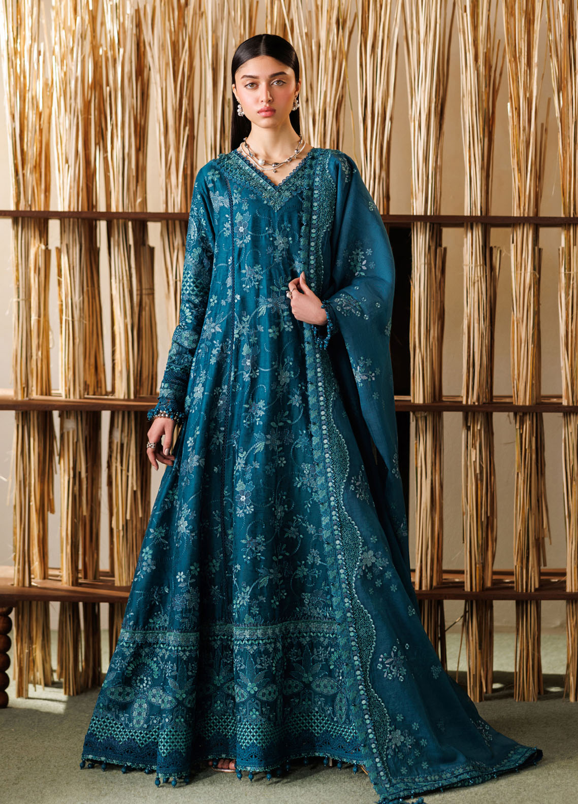 Baroque Embroidered Lawn 3 Piece Unstitched Suit BQ26EL D-04