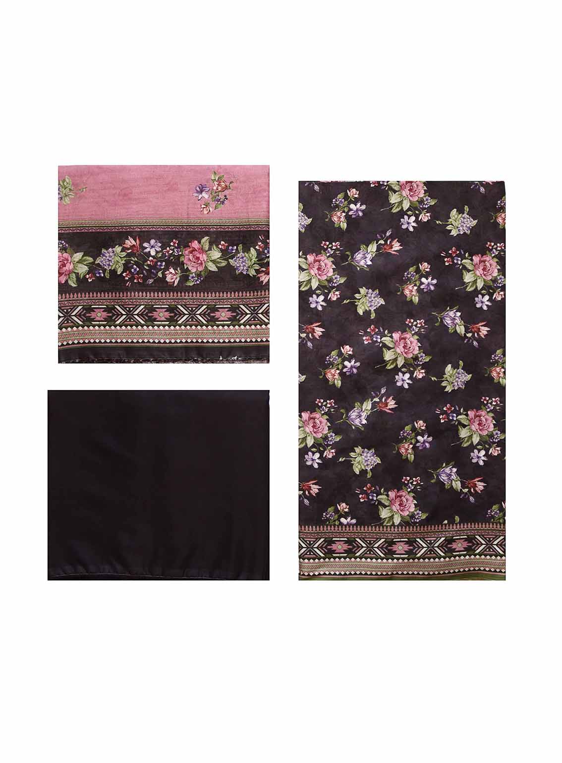 Bin Saeed Digital Printed Cotton Suits Unstitched 3 Piece - BS25C 15