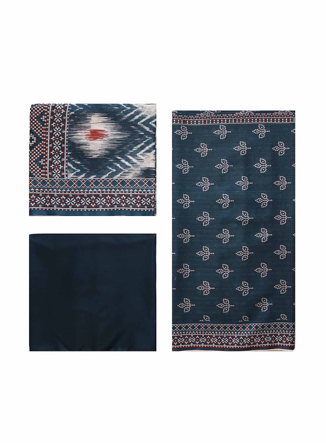 Bin Saeed Digital Printed Cotton Suits Unstitched 3 Piece - BS25C 23