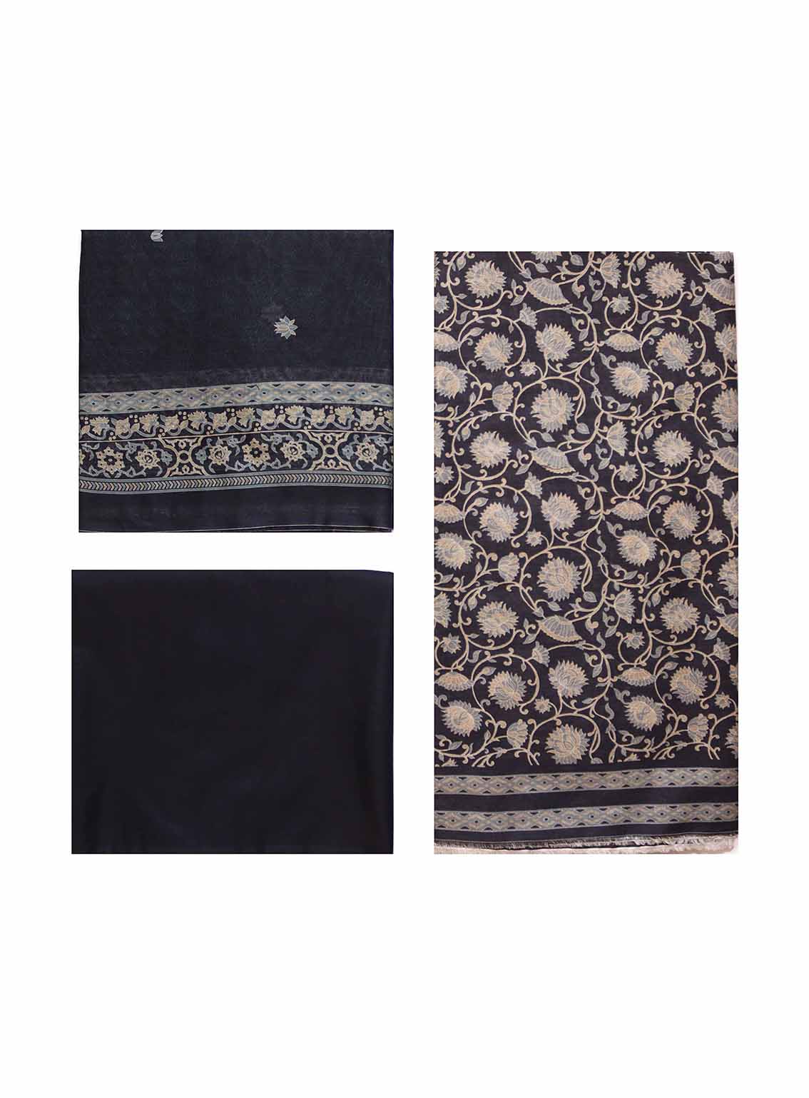 Bin Saeed Digital Printed Cotton Suits Unstitched 3 Piece - BS25C 24