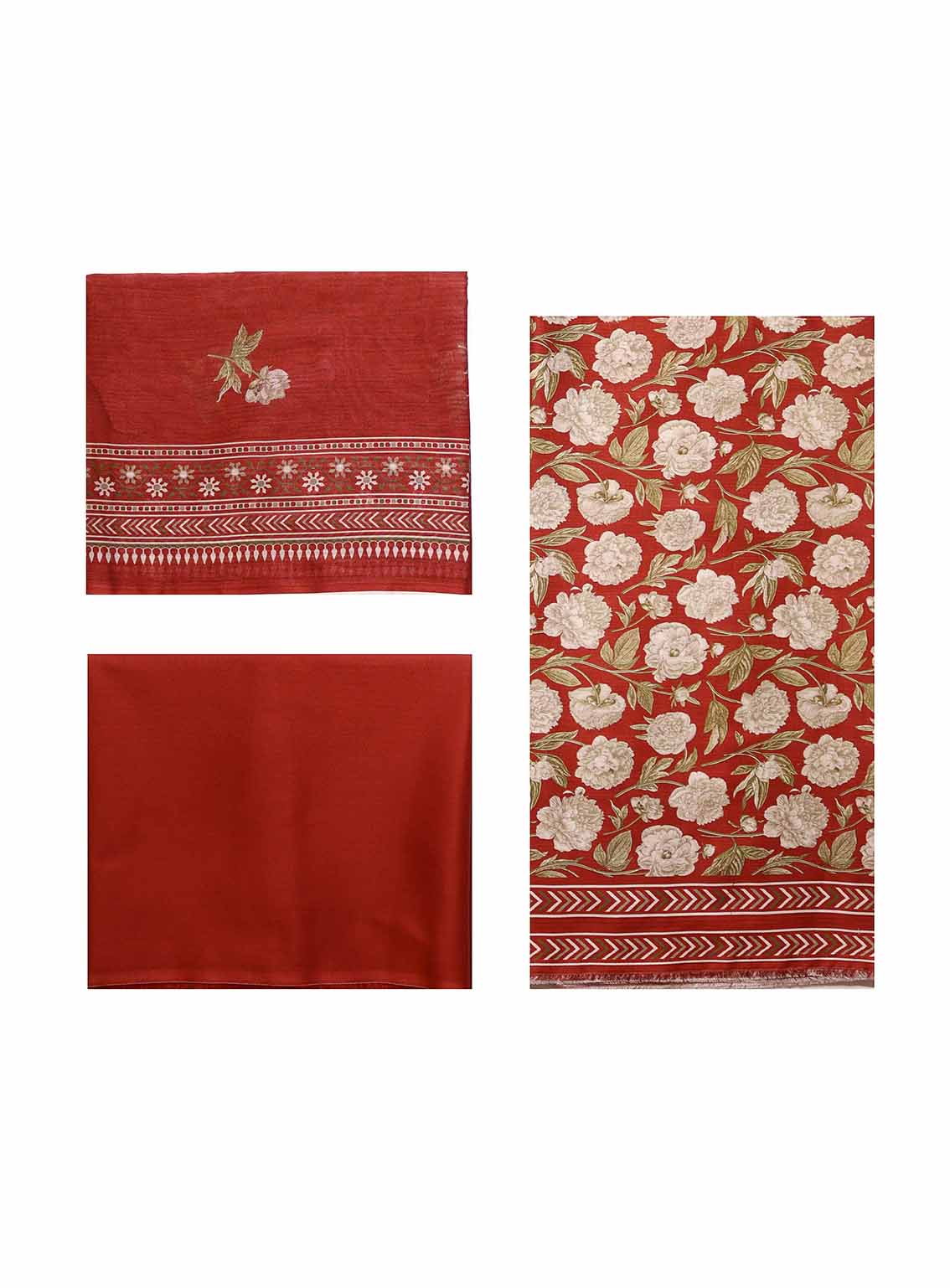 Bin Saeed Digital Printed Cotton Suits Unstitched 3 Piece - BS25C 30